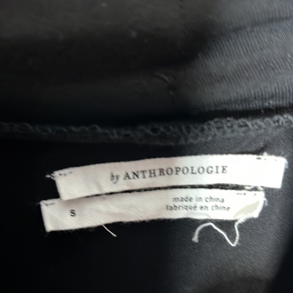 Anthropology size small mock turtleneck with shear sleeves - Picture 2 of 6